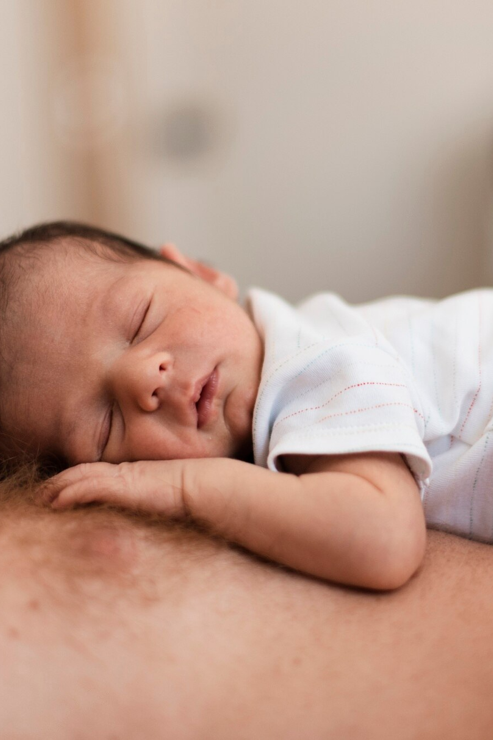 Sleeping baby peaceful