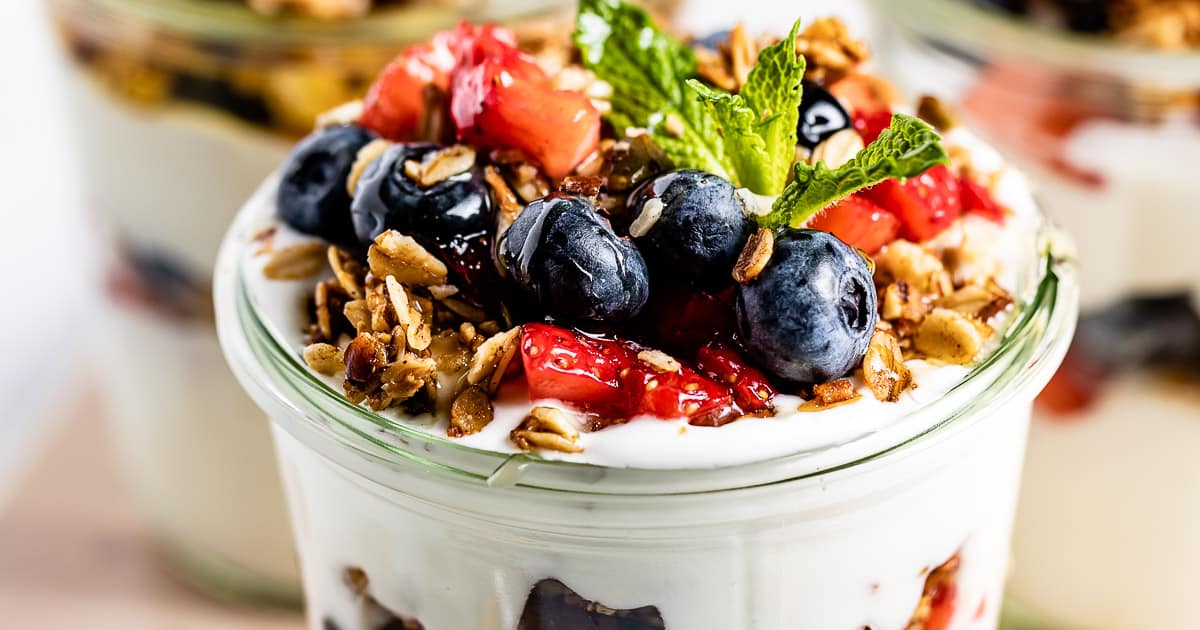 Greek Yogurt Parfait Cups